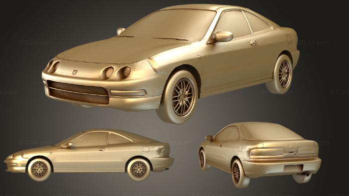 Автомобили и транспорт (Honda Integra, CARS_1898) 3D модель для ЧПУ станка